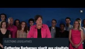 Élections législatives : Catherine Barbaroux se réjouit d'une majorité "claire, stable et cohérente"