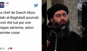 L'armée russe pense avoir éliminé Abou Bakr al-Baghdadi, le chef de Daesh