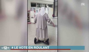 Une nonne fait du skateboard électrique ! - ZAPPING ACTU HEBDO DU 17/06/2017