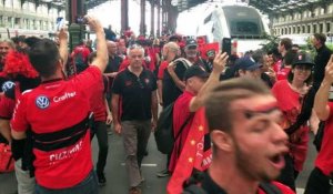 RCT : les supporters arrivent en masse à Paris