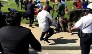 Visite d'Erdogan à Washington: ses gardes du corps attaquent des manifestants