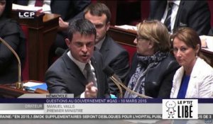 Assemblée nationale : Manuel Valls face à Marion Maréchal Le Pen