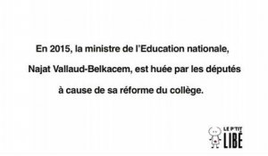 Assemblée nationale : Najat Vallaud-Belkacem est huée par les députés
