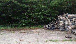 Cerfontaine: des milliers de pneus aux Lacs de l'Eau d'Heure