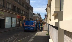 Fuite de gaz rue Desrivières 