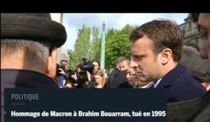 1er-Mai : Macron rend hommage à Brahim Bouarram, tué en 1995
