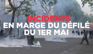 Cocktails molotov et grenades lacrymogènes en marge du défilé syndical du 1er mai