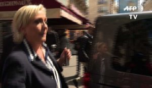 Veille du débat: Marine Le Pen se prépare