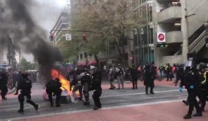 Violences dans les manifestations du 1er mai à Portland