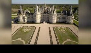 Découvrez les jardins de Chambord depuis le ciel 