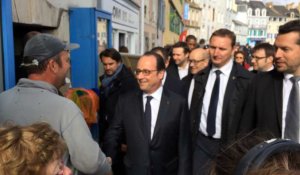 François Hollande à Belle-Ile