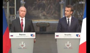 Macron : "Russia Today et Sputnik sont des organes de propagande"