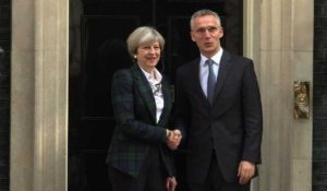 GB: visite du secrétaire général de l'Otan au 10 Downing street
