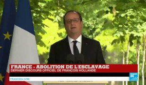 REPLAY - Discours de François Hollande à l'occasion de la commémoration de l'abolition de l'esclavage