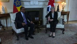 Rencontre entre le premier ministre éthiopien et Theresa May