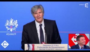Stéphane Le Foll ridiculise des journalistes pour sa dernière conférence de presse (vidéo)