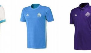 Les maillots de l'OM pour la saison 2017/2018