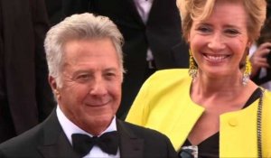 Dustin Hoffman et Emma Thompson sur le tapis rouge de Cannes