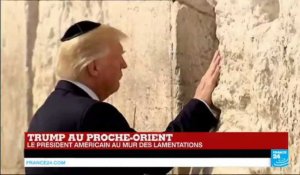 REPLAY - Historique ! Le président américain Donald Trump au mur des Lamentations