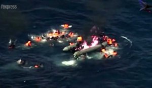 34 migrants sauvés d'un bateau en feu en Méditerranée