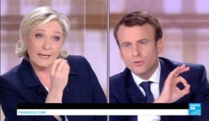 LE DÉBAT - E. Macron : "Madame Le Pen voudrait que je porte le fardeau des 20 dernières années"