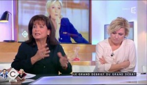 C à vous : Anne Sinclair se demande si ce n'est pas la fin de Marine Le Pen