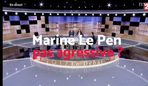 Marine Le Pen réfute son agressivité lors du débat. Mais pourtant...
