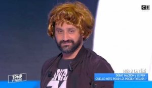 TPMP - Cyril Hanouna avec une perruque, il imite la journaliste du débat Le Pen/Macron (Vidéo)