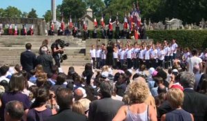 Macron au 73e anniversaire du massacre d'Oradour-sur-Glane