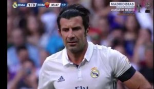 Luis Figo : son coup-franc magistral avec les légendes du Real Madrid (vidéo)