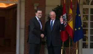 Madrid: Mariano Rajoy accueille le président péruvien Kuczynski