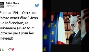 Pour Mélenchon, une chèvre pourrait se faire élire face à Marine Le Pen