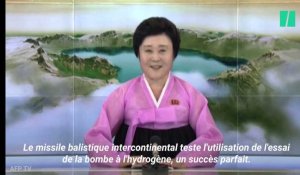 Ri Chun-Hee, la présentatrice des grands jours, annonce la réussite de l'essai nucléaire nord-coréen