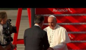 Le pape François est arrivé en Colombie