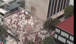 Mexique : après le séisme, les terribles images de Mexico vue du ciel (Vidéo)