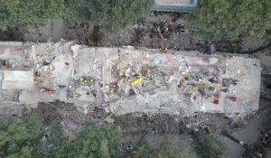 Mexique: images aériennes des dégâts