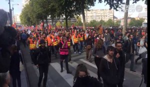 Manifestation contres la réforme du Code du Travail à Rennes