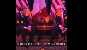 Macron et Trump à New York: pluie de politesse et de compliments