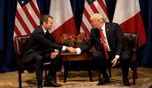 Rencontre entre Macron et Trump en marge de l'AG de l'ONU