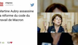 Martine Aubry critique Macron et Muriel Pénicaud