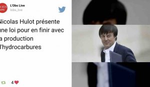 Nicolas Hulot ferme les vannes des hydrocarbures