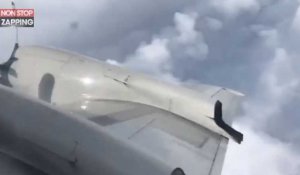 Ouragan Irma : un avion traverse l'œil du cyclone (vidéo)
