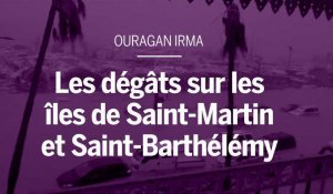 L'ouragan Irma balaie les îles de Saint-Martin et de Saint-Barthélemy