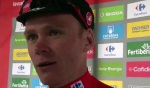 La Vuelta 2017 - Chris Froome : "Je ne voulais prendre aucun risque"