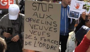 Manifestation en soutien aux forces de l'ordre à Paris