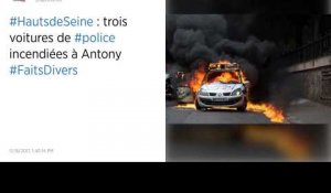 Hauts-de-Seine. Trois voitures de police incendiées à Antony