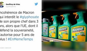 Glyphosate : la France pourra bien interdire des produits dans trois ans