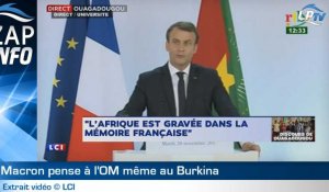Zap : la nouvelle phrase de Macron sur l'OM !