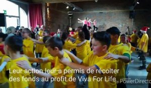 Le marathon de danse des élèves mouscronnois au profit de Viva For Life