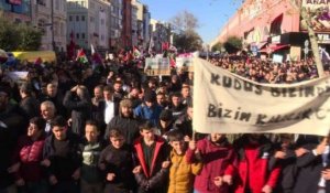 Statut de Jérusalem : des milliers de manifestants en Turquie